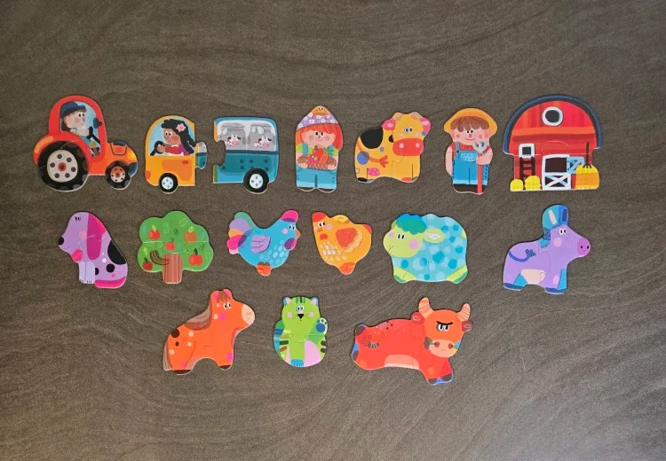 Headu Touch 2-Piece Farm Puzzles image indicator(2)