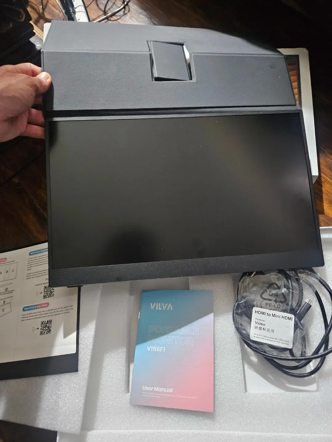 VILVA Portable-Monitor-for-Laptop - 15.6'' 1080P FHD IPS Display image indicator(10)