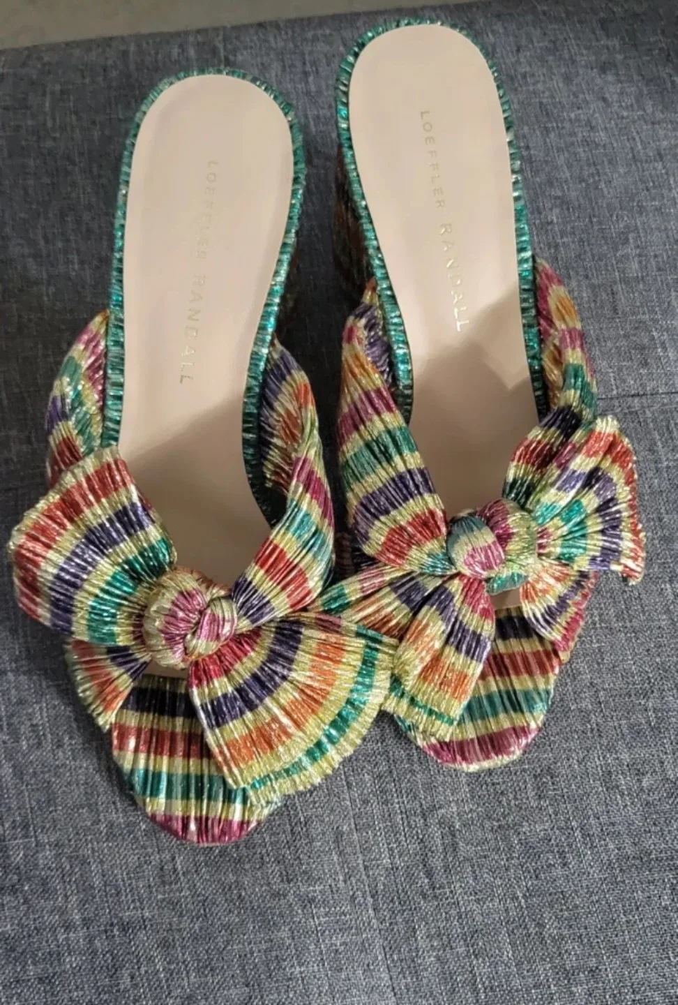 Loeffler Randall Heels, Size 7, Colorful image indicator(6)