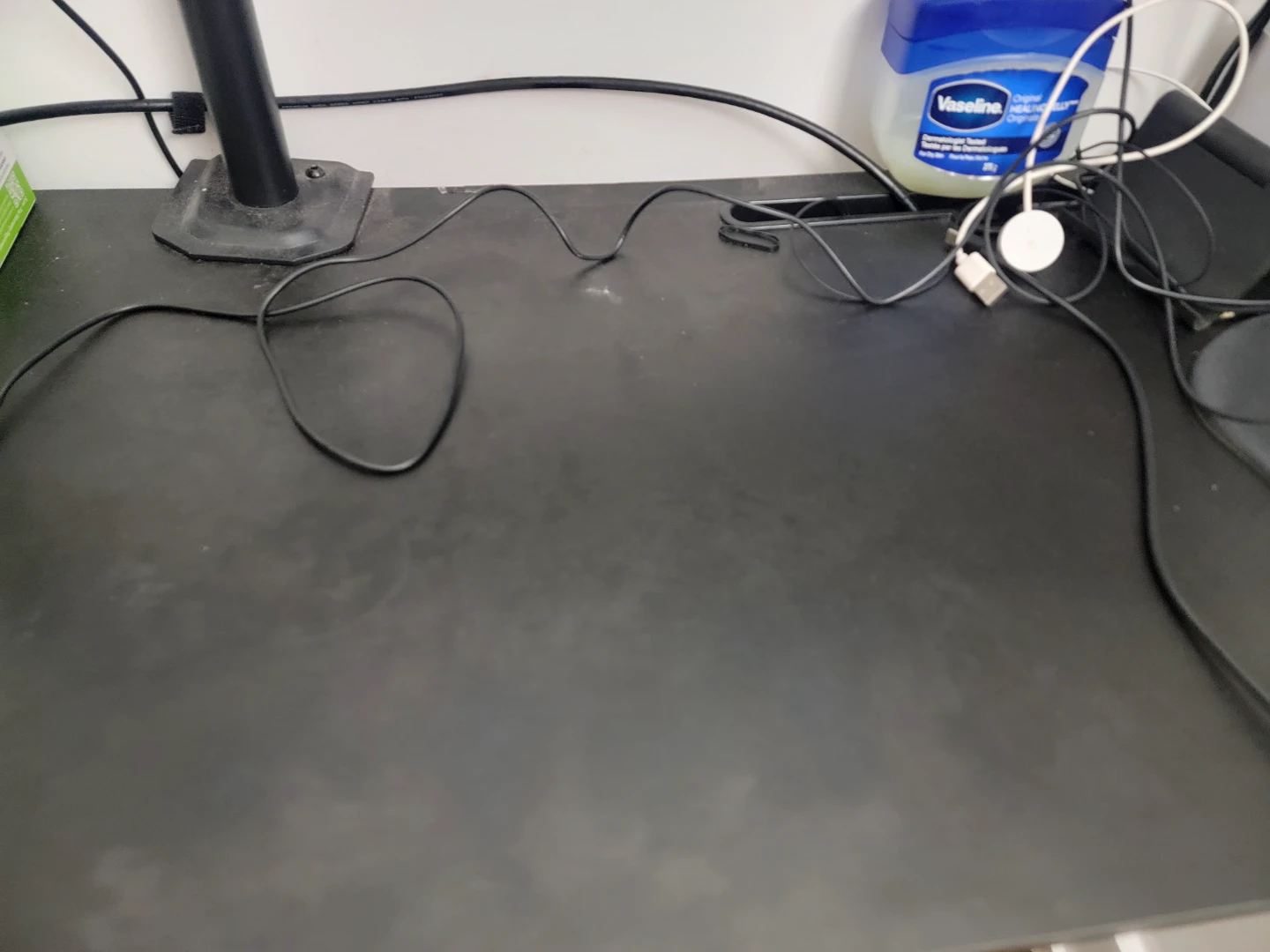 Black Desk with Monitor Mount - photo 2