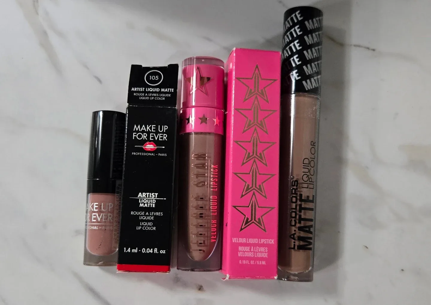 Matte Liquid Lipsticks: Make Up For Ever, Jeffree Star, etc.