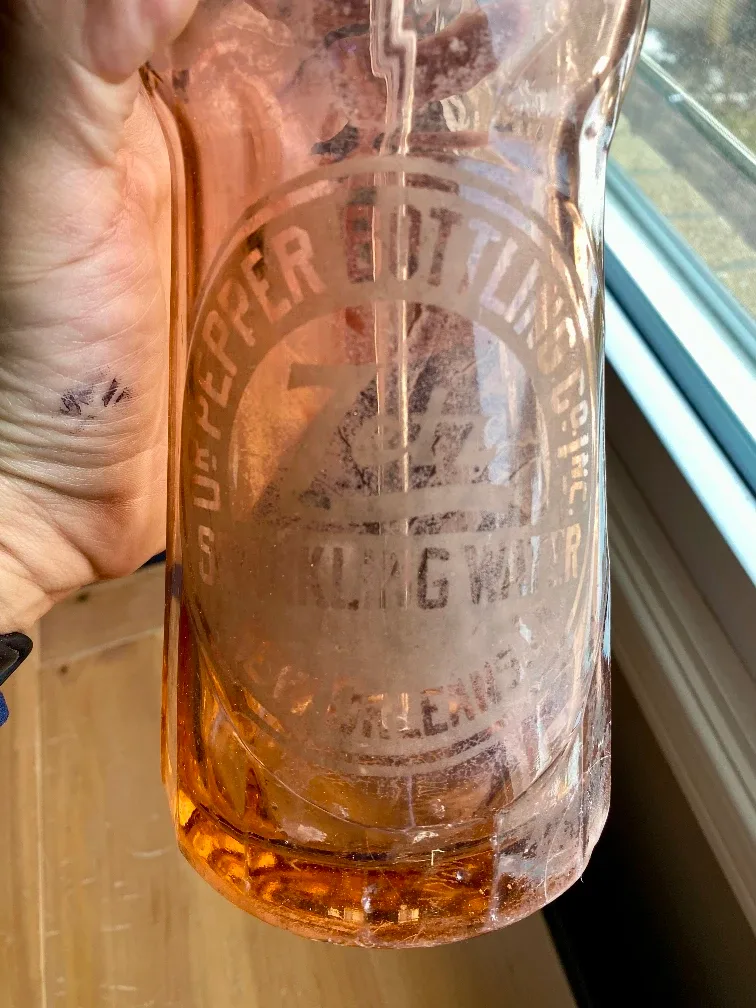 Vintage Dr. Pepper Sparkling Water Seltzer Bottle
