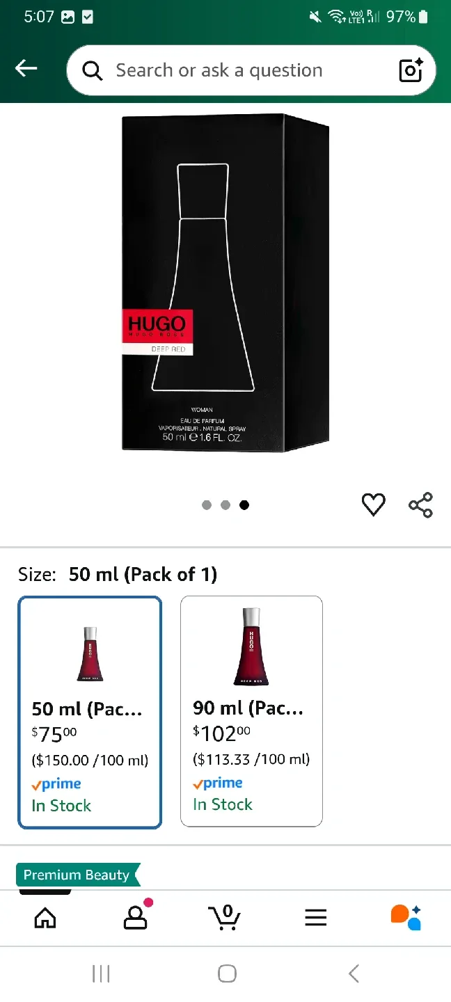 Hugo Boss Deep Red 50ml Perfume image indicator(3)