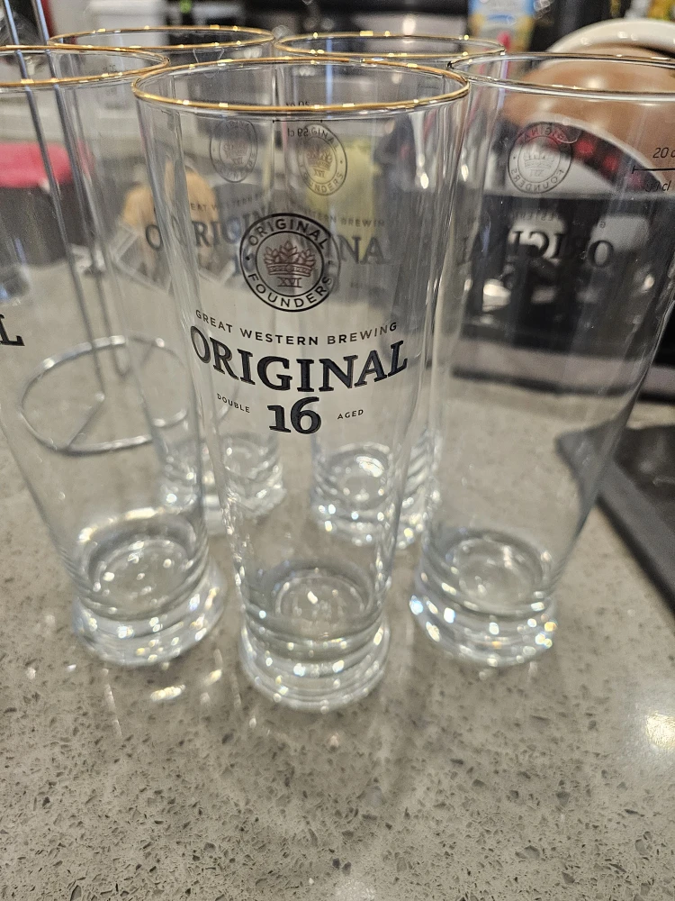 Original 16 Beer Glasses - Set of 6 - photo 2