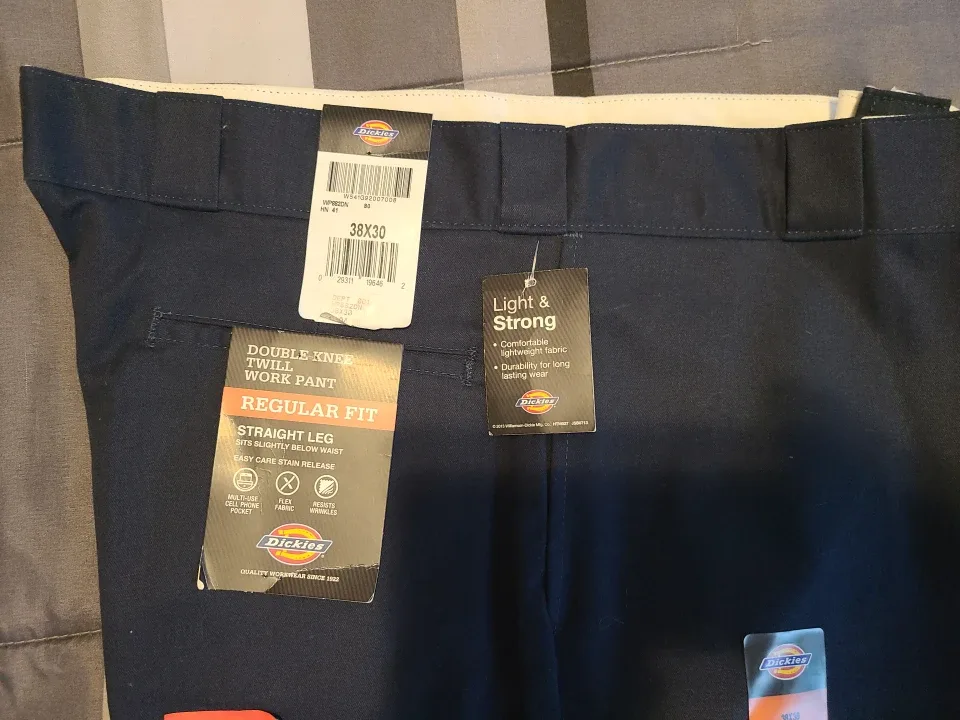 Dickies Double Knee Twill Work Pant 38x30 NEW