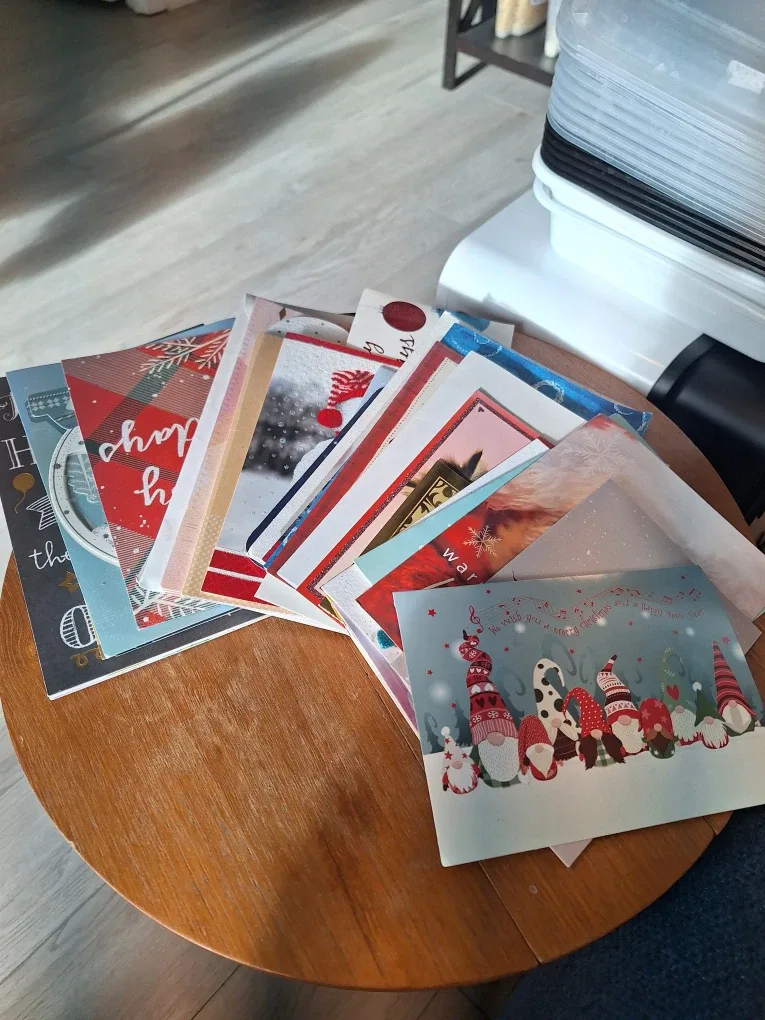 Assorted Holiday Greeting Cards (used)
