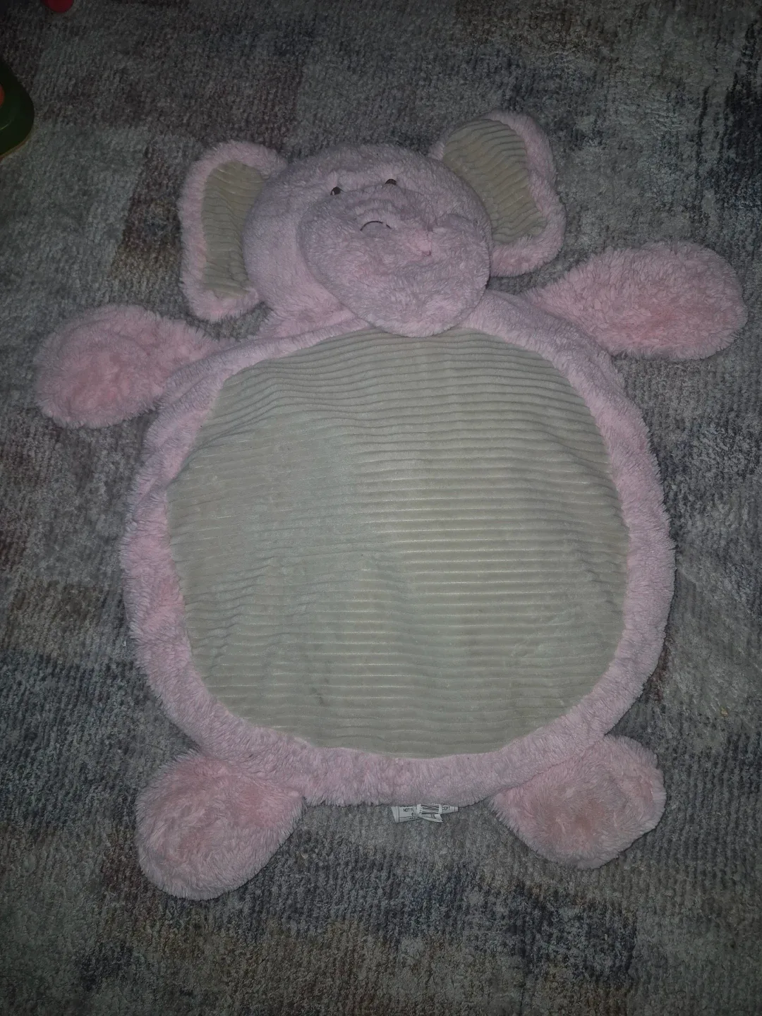 Pink Elephant baby pillow