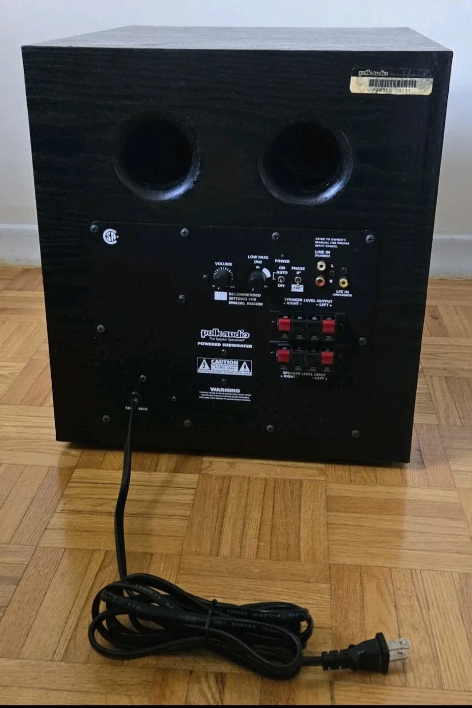 Polk Audio PSW350 10 inch Powered Subwoofer 🥕🥕🥕🥕 image indicator(4)