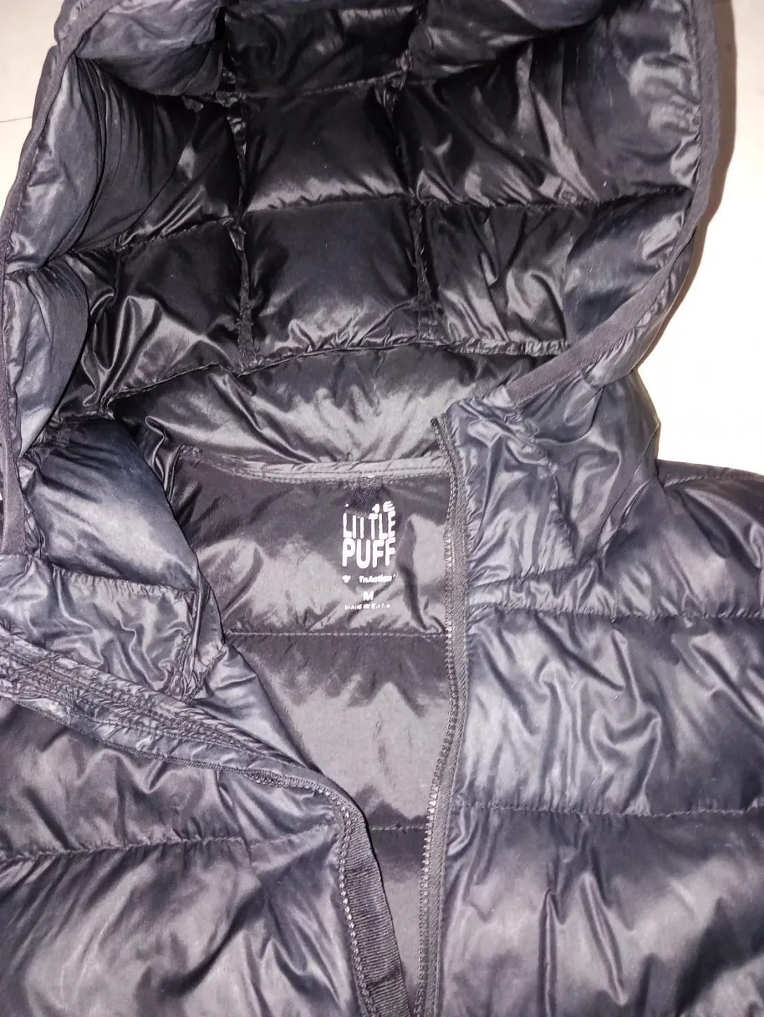 Little Puff Black Puffer Jacket - Size M image indicator(2)