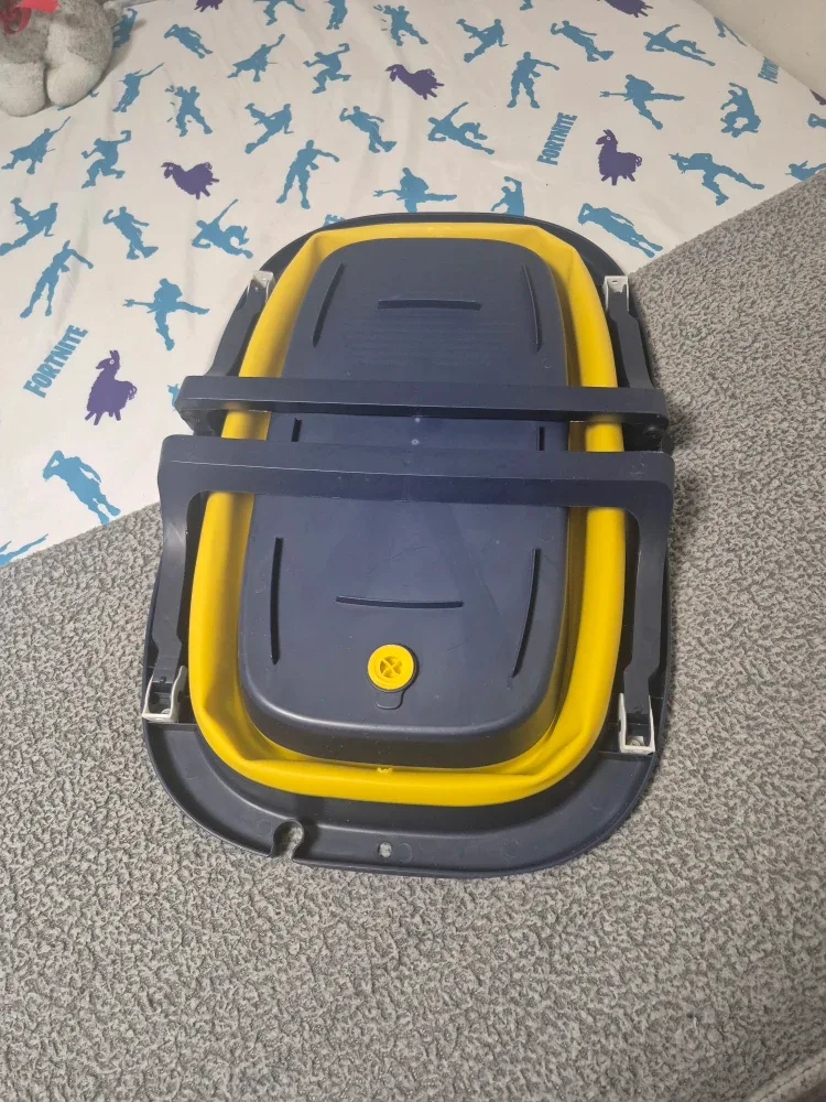 Collapsible Baby Bathtub - Blue & Yellow image indicator(3)