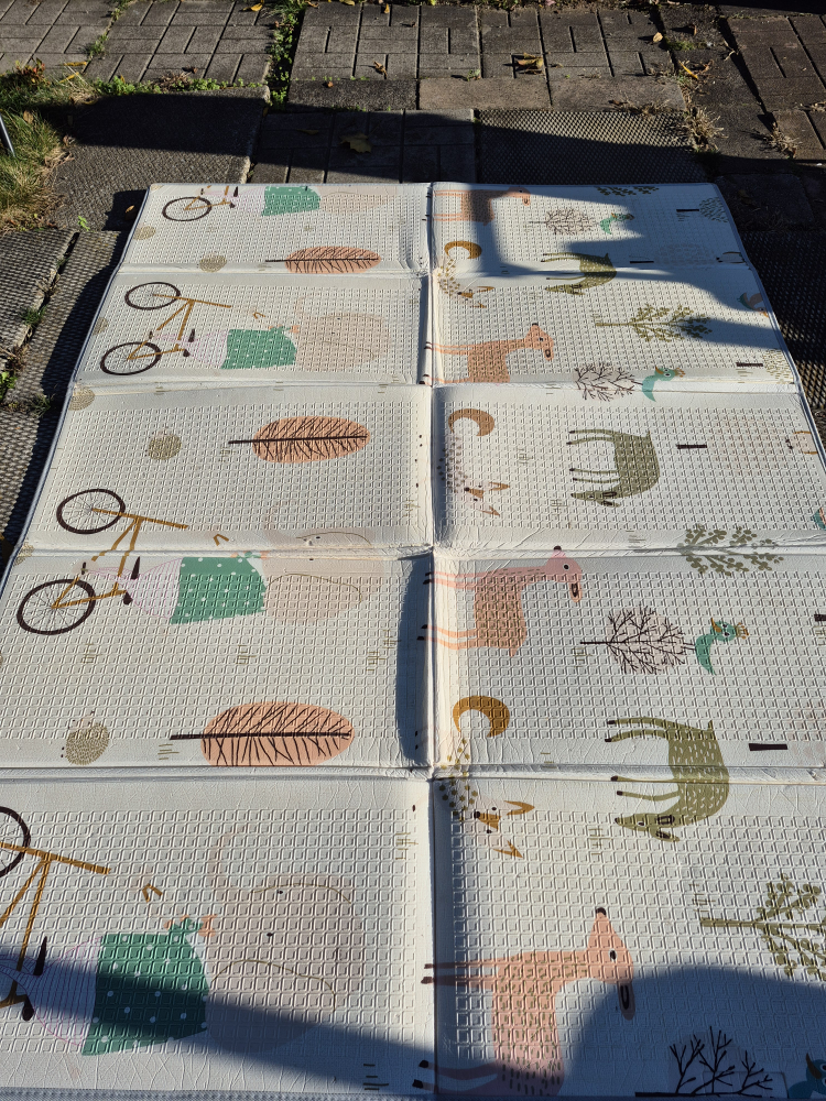 Kids Play Mat with Forest & Bicycle Design - photo 5