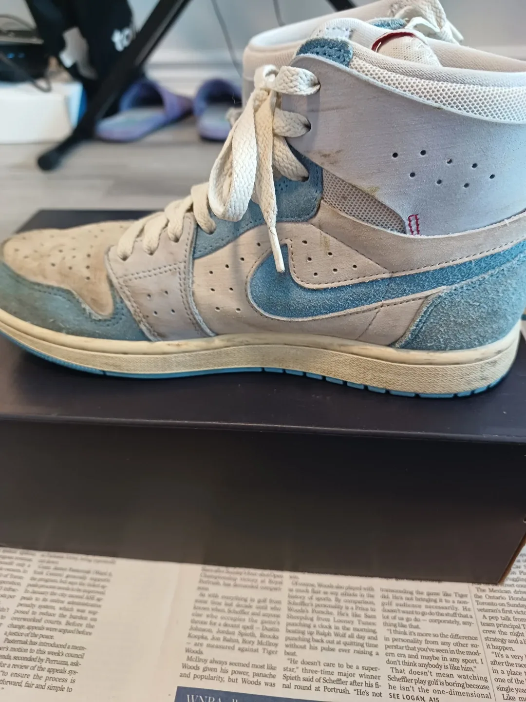 jordan 1 zoom air unc suede women thumbnail