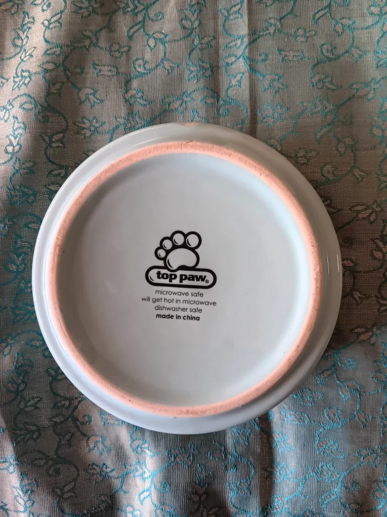 Top Paw Dog Bowl - Cute Bone Design! image indicator(2)