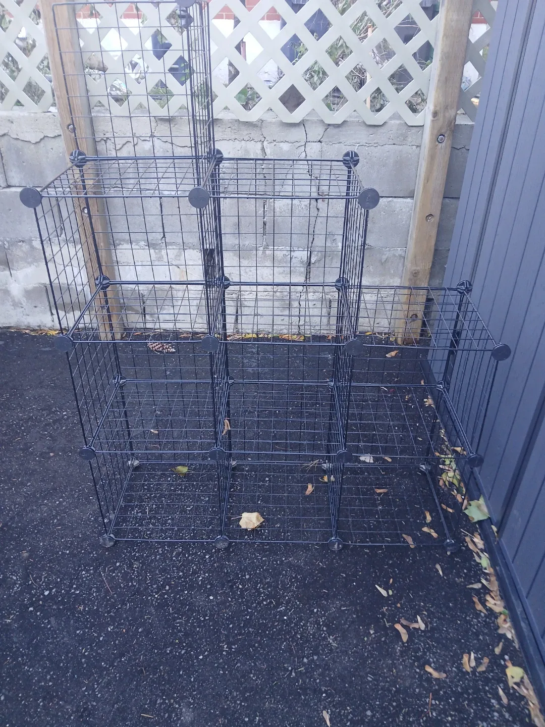 Metal Cube Storage Organizer