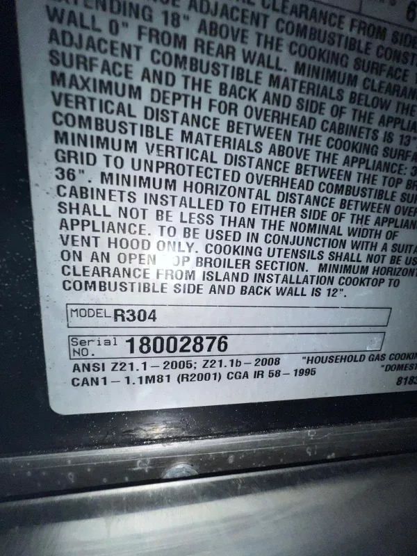 Wolf 30in Stainless steel gas stove image indicator(3)