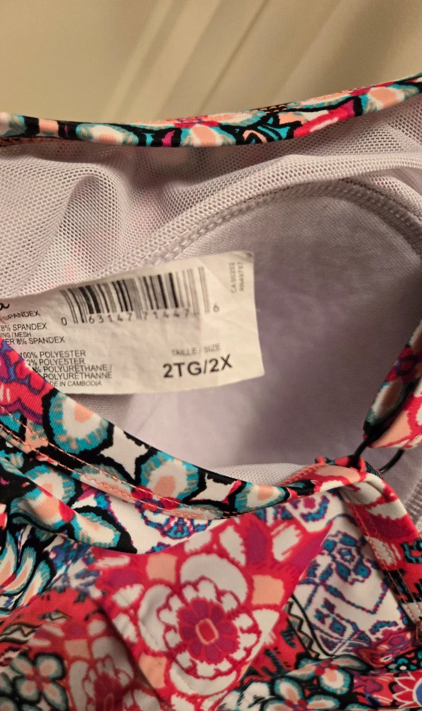 2XL Tankini Swim Top image indicator(5)