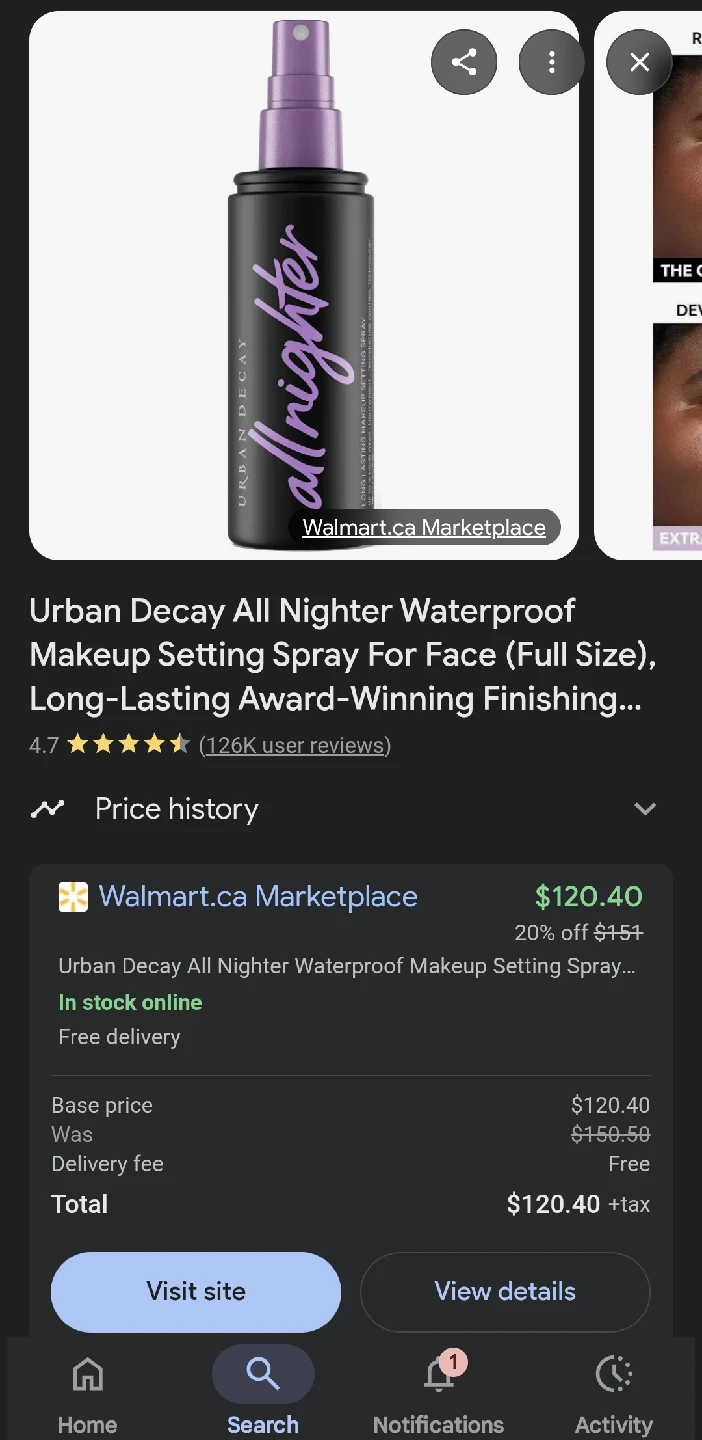 Urban Decay All Nighter Setting Spray - photo 2