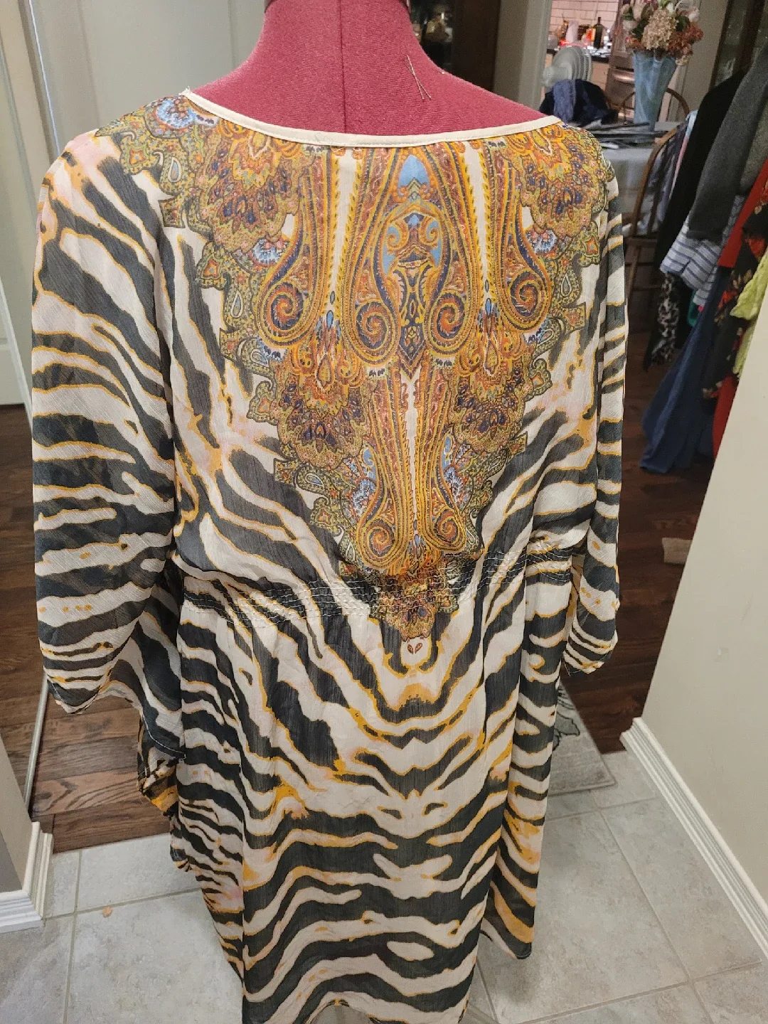 Animal Print Cover-Up Dress image indicator(2)