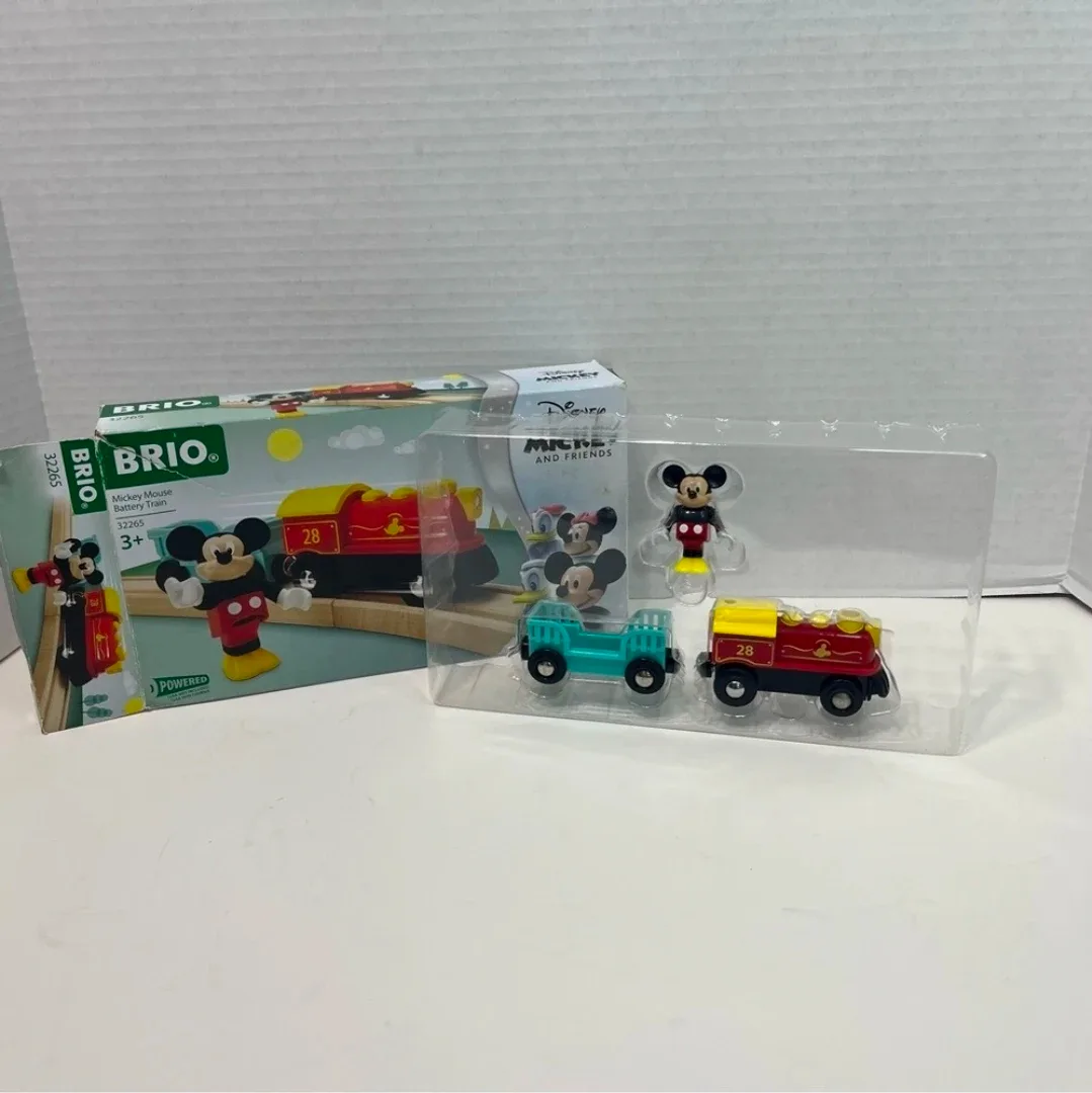 BRIO Disney Mickey Mouse Battery Train - New in Box image indicator(2)