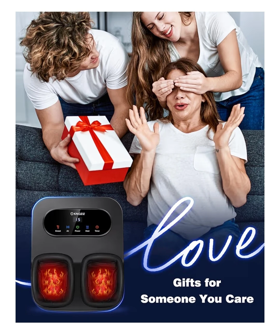 OKNOZE Foot Massager with Heat - photo 4