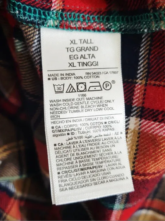 Oversized Plaid Flannel Shirt image indicator(5)