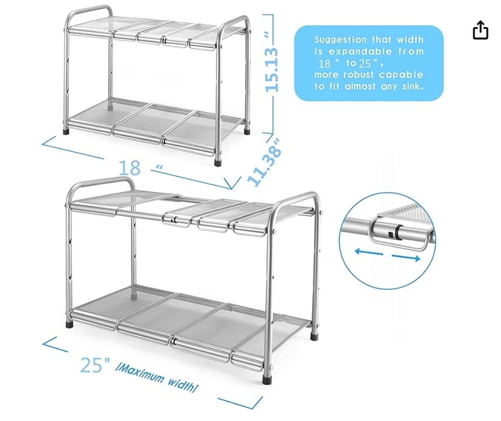 🥕Under Sink Organizer - Expandable🥕 - photo 4