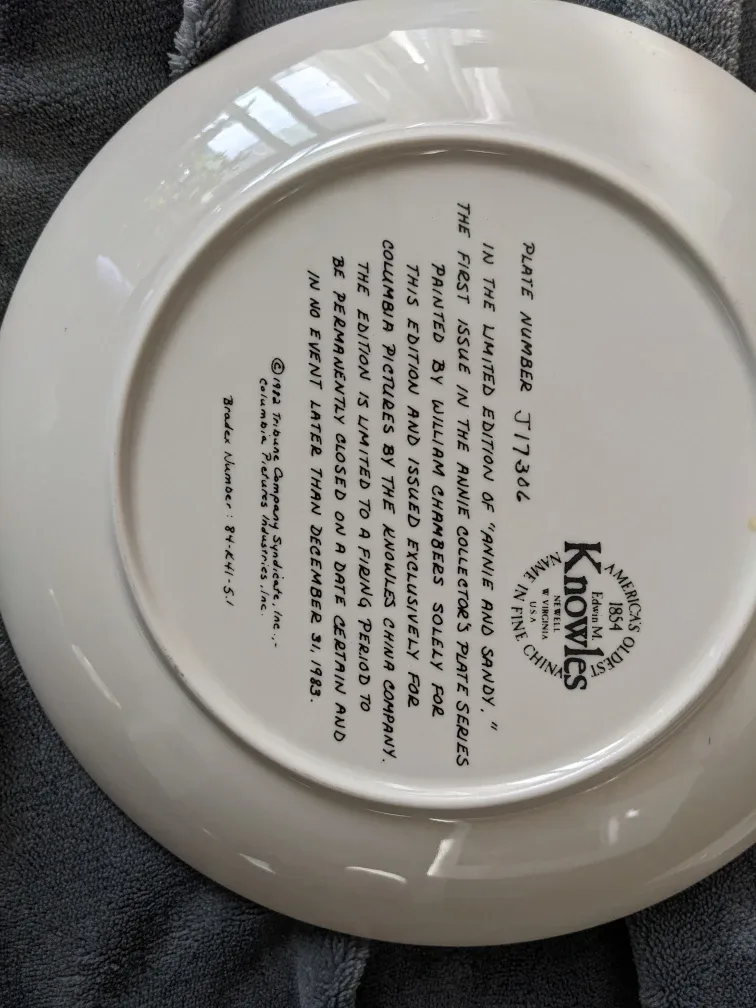 Knowles Annie Collector Plates - Set of 7 image indicator(2)