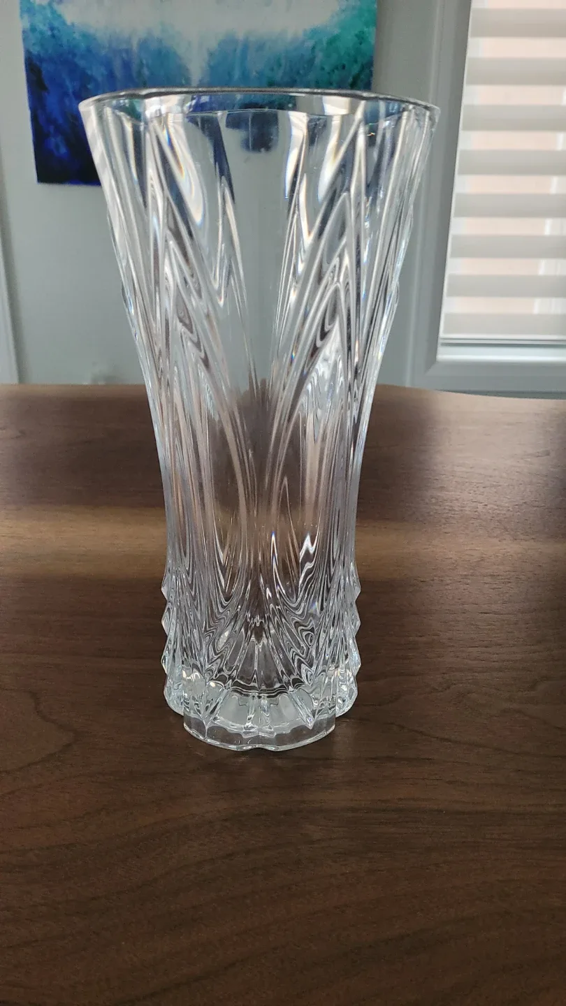 Clear crystal Glass Vase