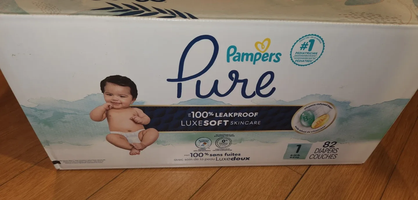 Pampers Pure size 1 diapers image indicator(3)