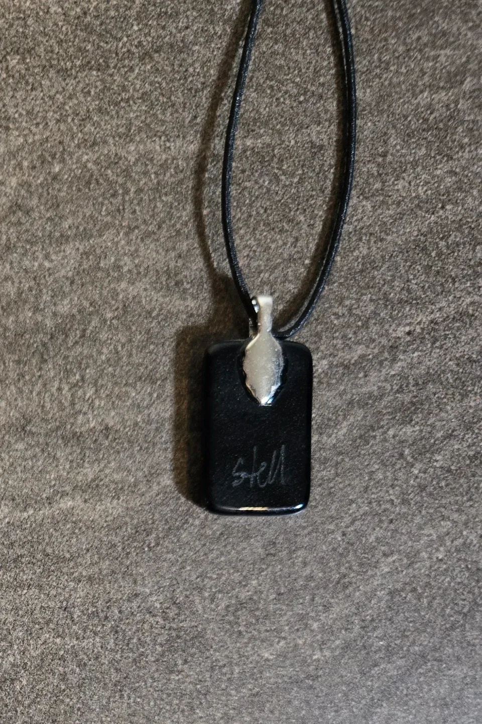 Handmade Fused Dichroic Glass Pendant Necklace image indicator(3)