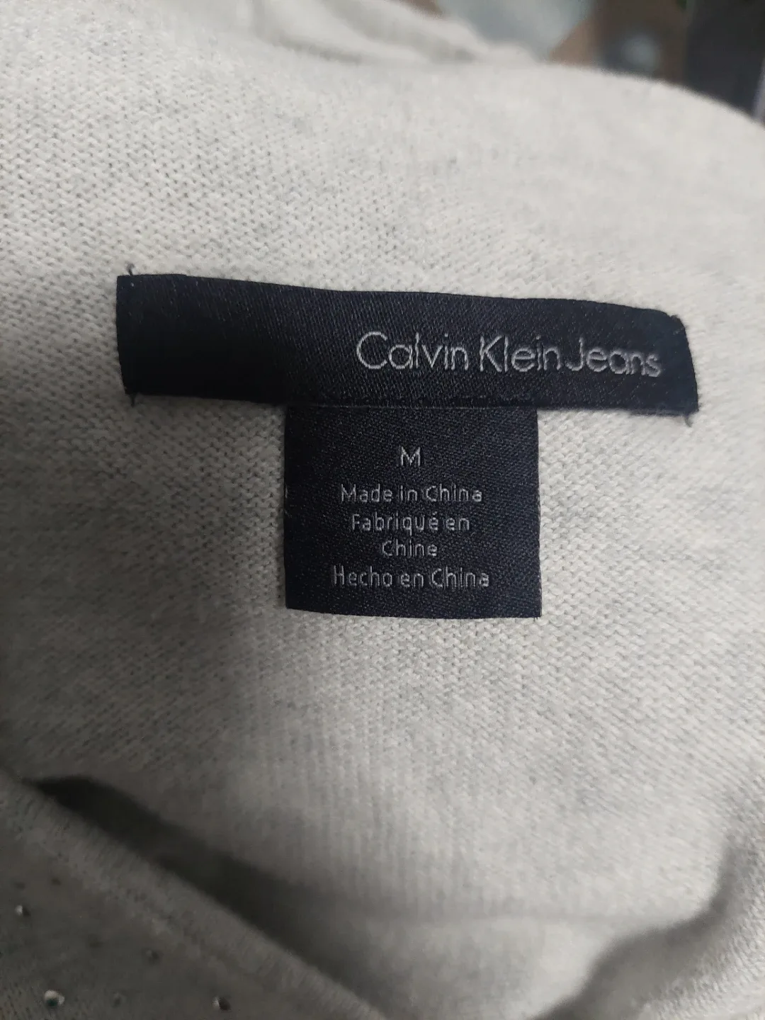 Calvin Klein Jeans Cotton  Light Grey- Size M 🥕 image indicator(2)