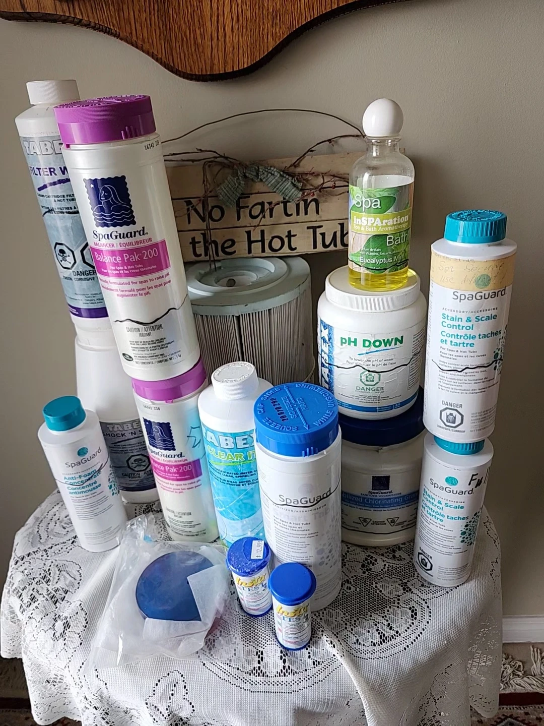 Hottub  Chemicals & Supplies