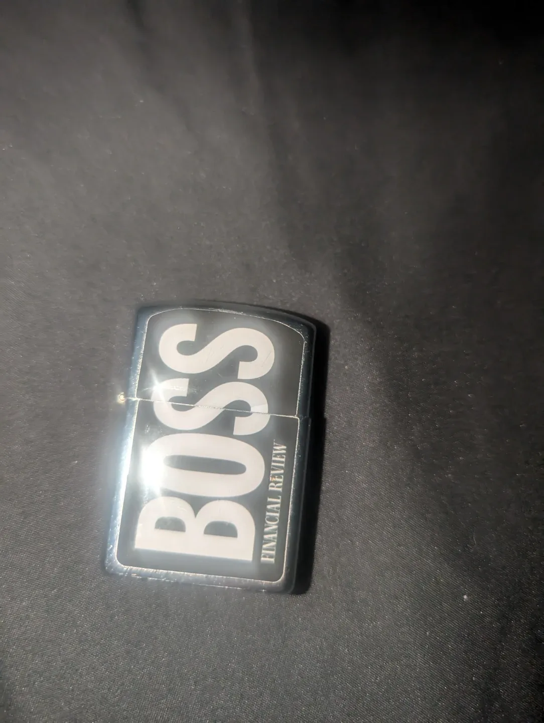 Hugo Boss Financial Review Zippo Lighter