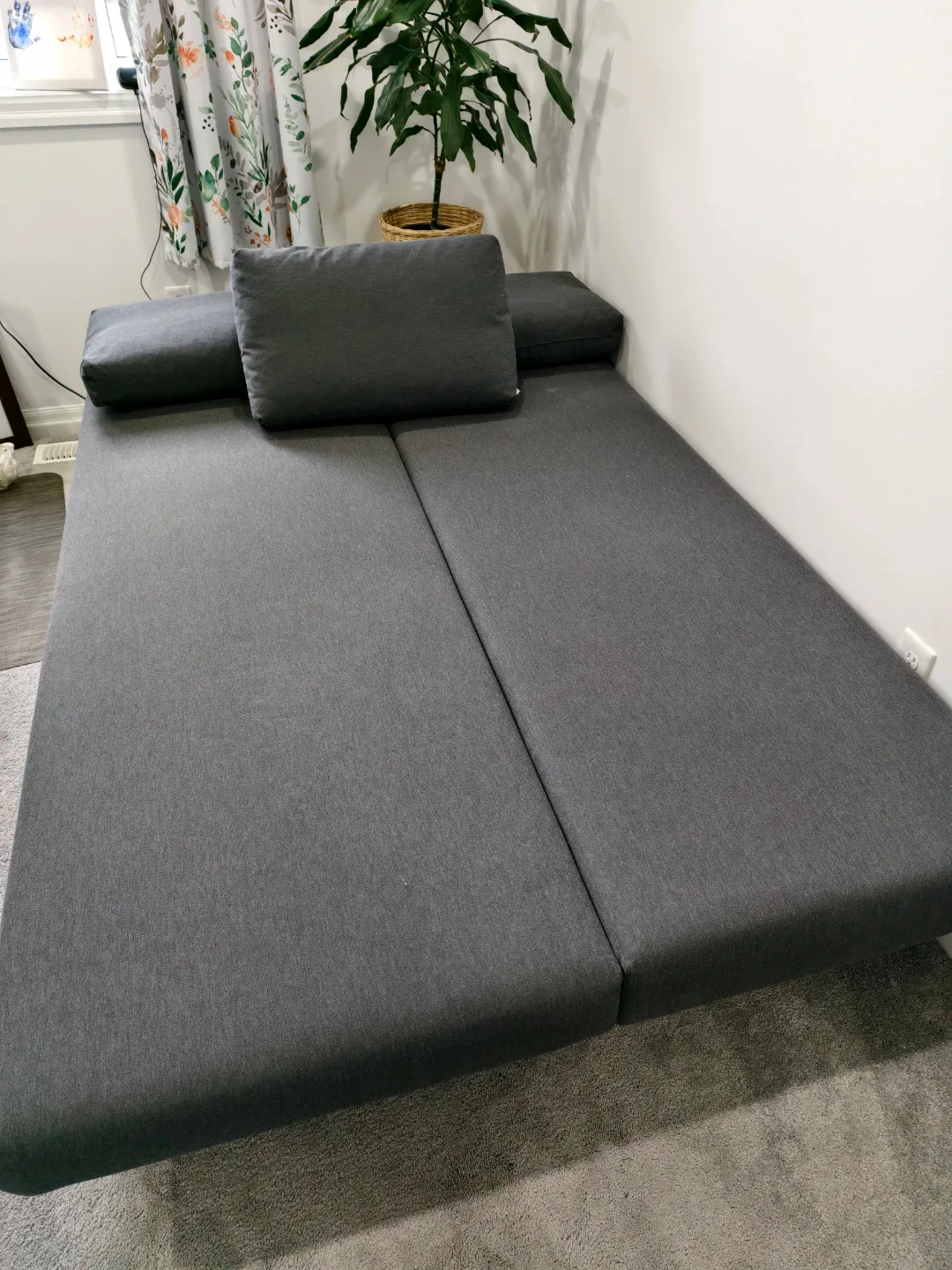 Full/Double IKEA ÄLVDALEN Dark Grey Sofa Bed with Storage image indicator(9)