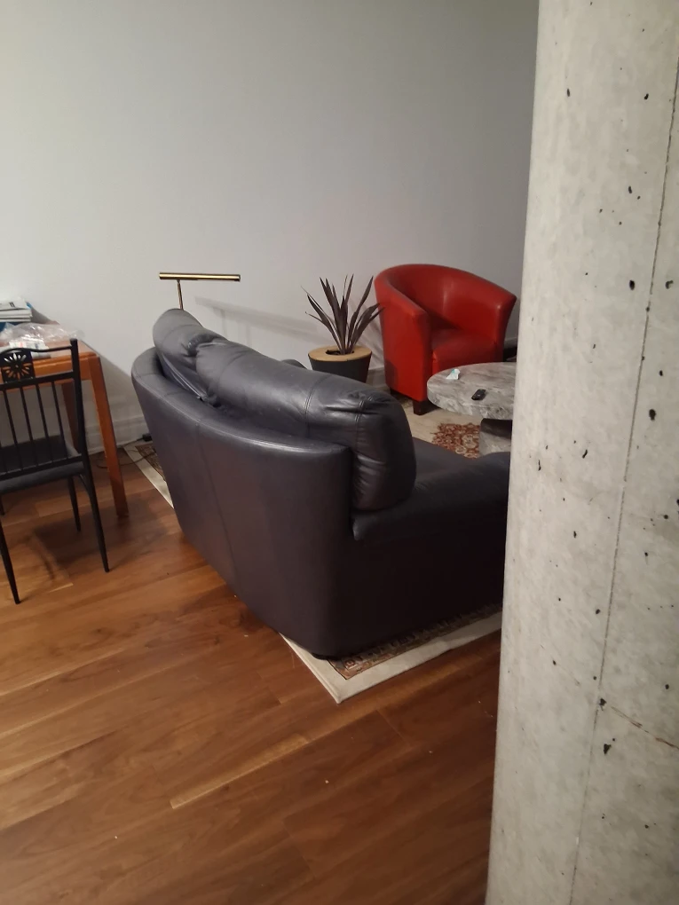 Leather Loveseat - Great Condition! Open to offers - photo 3