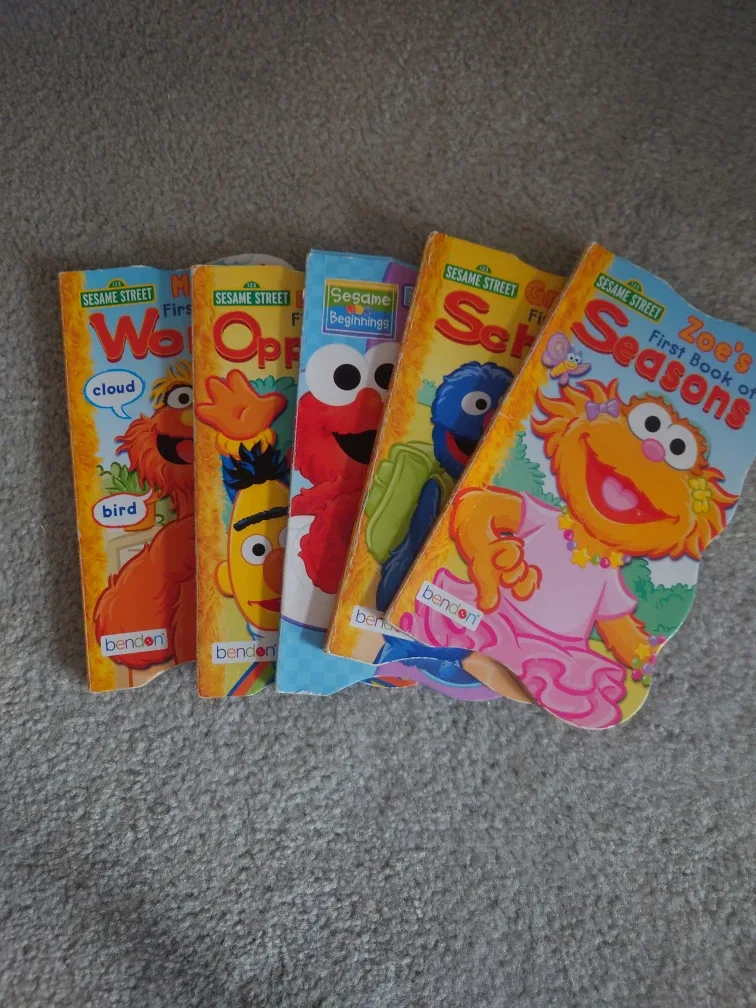 Sesame Street First Books (5 books)
