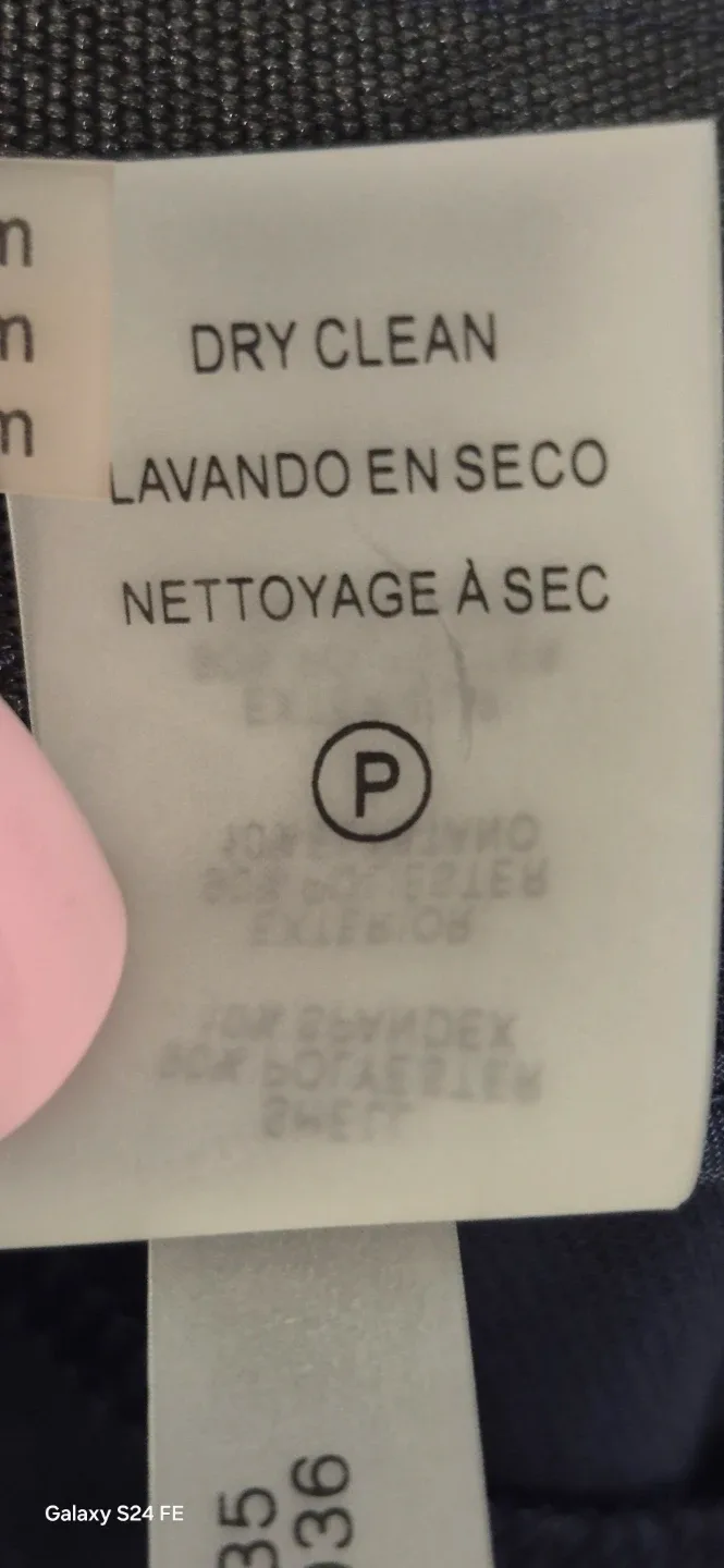 Ladies  navy blue  trousers image indicator(3)