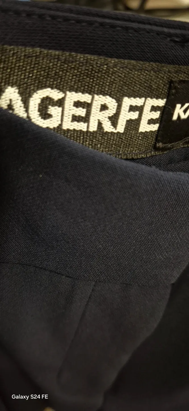 Ladies  navy blue  trousers image indicator(5)