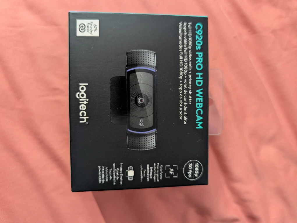 Logitech C920s Pro HD Webcam - New in Box!