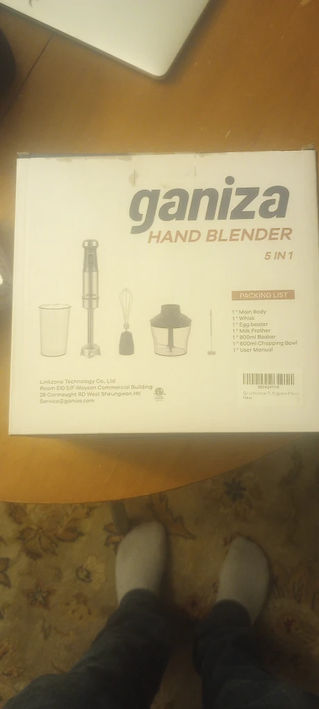 Ganiza Hand Blender 5 in 1 - New in Box - photo 2