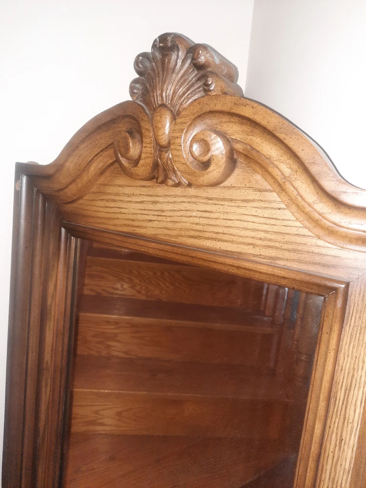 Vintage Wood Framed Mirror - photo 3