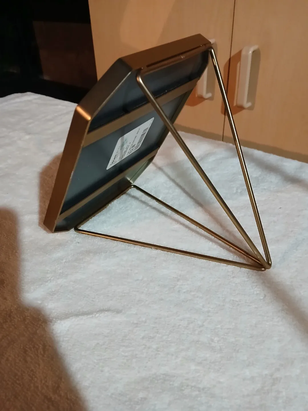 HomeSense Octagon Tabletop Mirror - Gold Frame image indicator(3)