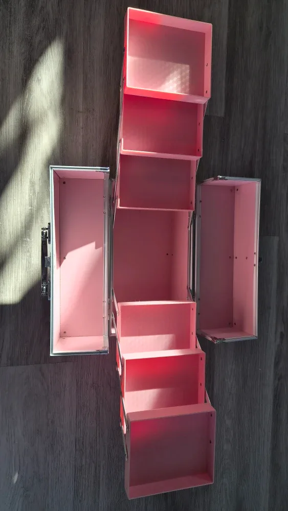 Pink Makeup/Cosmetic Organizer image indicator(3)