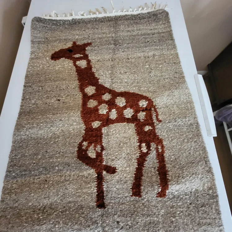 Giraffe Print Rug- Used for staging image indicator(2)