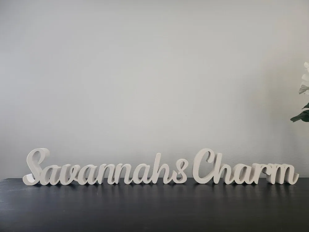 3D Printed Custom Name Sign!