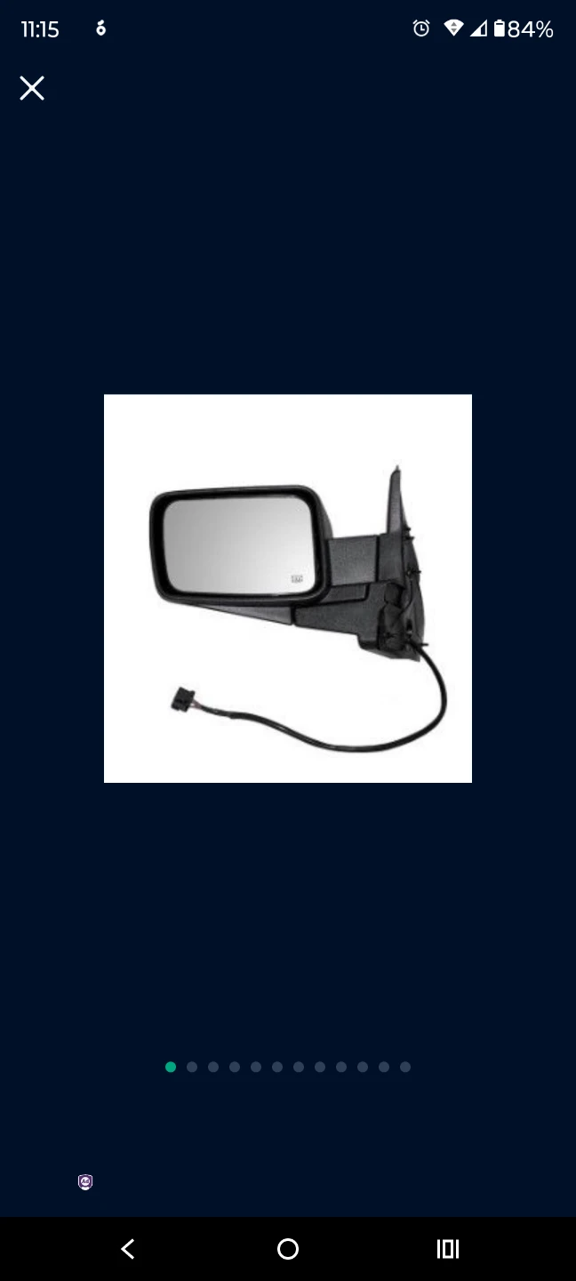 Left Rear View Mirror / Jeep Commander