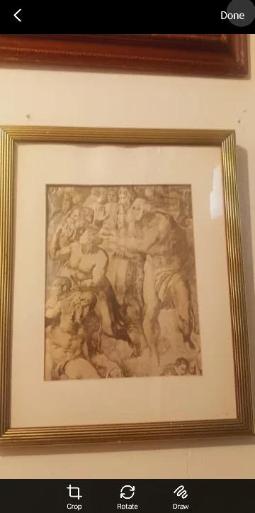 Beautiful Old Vintage Framed Art Print thumbnail
