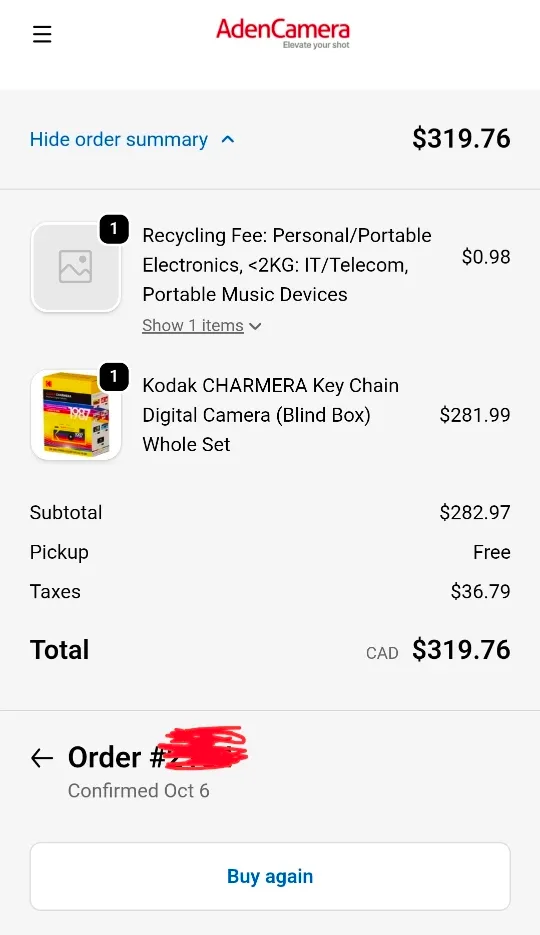 LOOKING FOR YELLOW Kodak Charmera (PLEASE READ DESCRIPTION) image indicator(3)