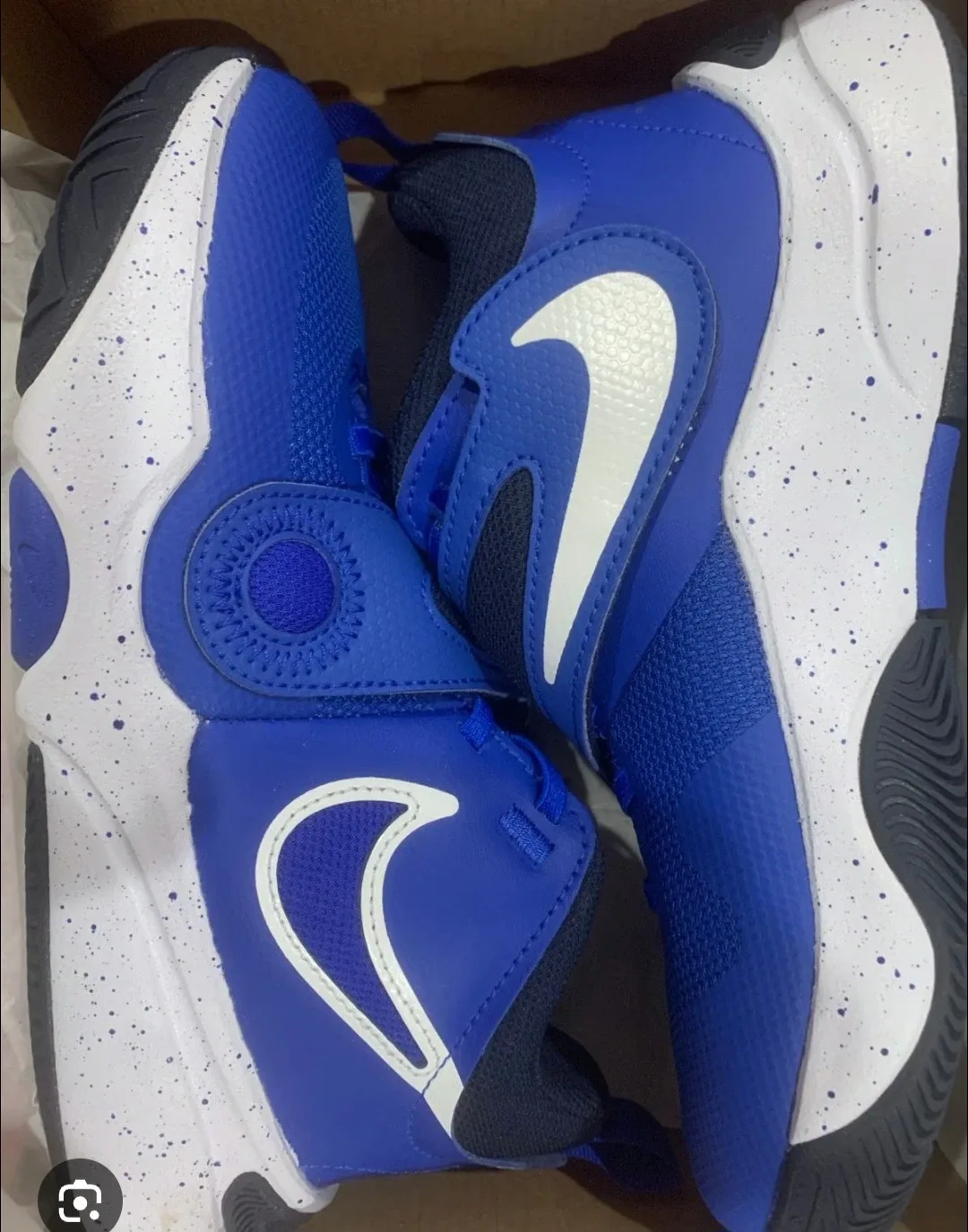 Nike Team Hustle D 11 Toddler Blue/White Sneakers image indicator(3)