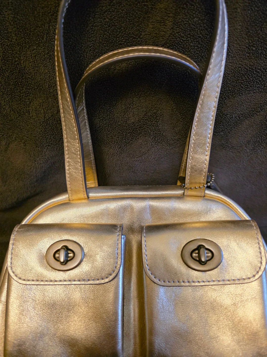 Limited Edition Coach Bag: Twin Turnlock  In Light Gold image indicator(8)